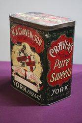 MACraven and Son York England Pure Confectionery Tin 