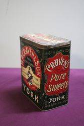 MACraven and Son York England Pure Confectionery Tin 
