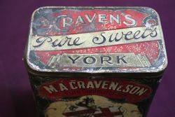 MACraven and Son York England Pure Confectionery Tin 