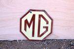 MG Logo Octagonal Enamel Sign