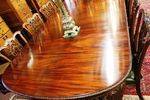 Mahogany 3 leaf extension table
