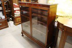 Mahogany Bookcase Two Door