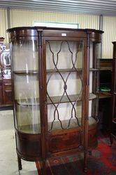 Mahogany Display Cabinet