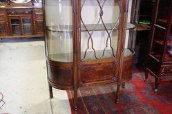 Mahogany Display Cabinet