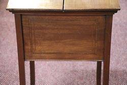 Mahogany Inlaid Sewing Box C190010