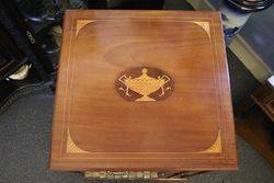 Mahogany Revolving Bookcase With Fine Quality Inlay  