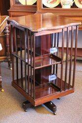 Mahogany Revolving Bookcase  