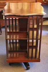 Mahogany Revolving Bookcase  