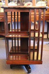 Mahogany Revolving Bookcase  