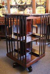 Mahogany Revolving Bookcase  