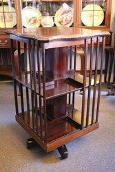 Mahogany Revolving Bookcase  