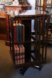 Mahogany Revolving Bookcase  