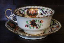 Maintain Breakfast Cup and Saucer Pattern No 615  C1825 