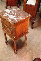 Marble Topped Pot Cupboard