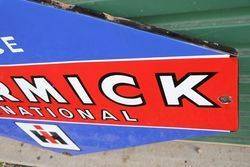 Mc Cormick International Enamel Advertising Sign 