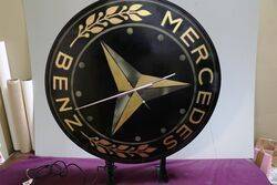 MercedesBenz Double Sided Dealership Clock 