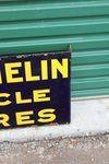 Michelin Cycle Tyres Post Mount Enamel Sign