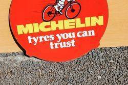 Michelin Cycles Hardboard Advertising Sign