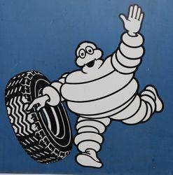 Michelin Double Side Aluminium Advertising Sign 