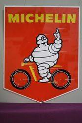 Michelin Double Sided Enamel Advertising Sign 