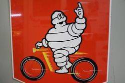 Michelin Double Sided Enamel Advertising Sign 