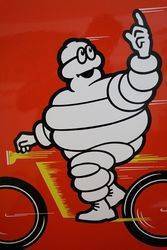 Michelin Double Sided Enamel Advertising Sign 