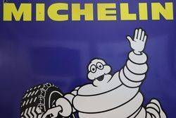 Michelin Double Sided Enamel Advertising Sign  