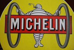 Michelin Enamel Advertising Sign 