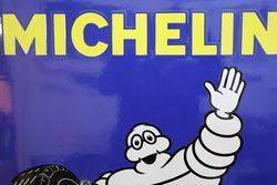 Michelin Enamel Advertising Sign 