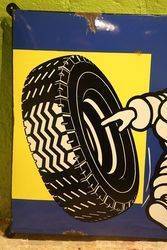 Michelin Enamel Advertising Sign 