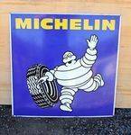 Michelin Pictorial Near Mint Double Sided  Enamel Sign