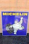 Michelin Pictorial Near Mint Double Sided  Enamel Sign