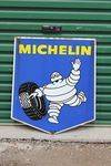 Michelin Shield Double Sided Enamel Sign