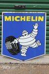 Michelin Shield Double Sided Enamel Sign
