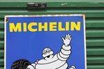 Michelin Shield Double Sided Enamel Sign