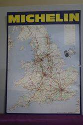 Michelin Tin England Map Sign 