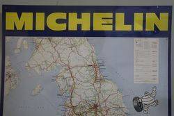 Michelin Tin England Map Sign 
