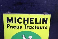 Michelin Tractor Shield Enamel Sign