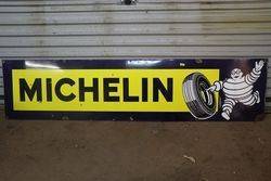 Michelin Tyre Enamel Advertising Sign 