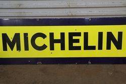 Michelin Tyre Enamel Advertising Sign 