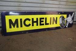 Michelin Tyre Enamel Advertising Sign 