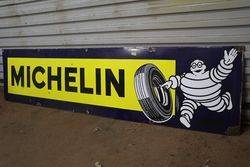 Michelin Tyre Enamel Advertising Sign 