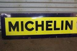 Michelin Tyre Enamel Advertising Sign 