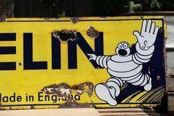 Michelin Tyres Enamel Advertising Sign 