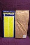 Michelin Tyres Tin Chart New Old Stock Dated 1972