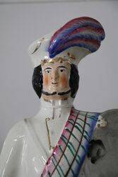 Mid 19th Century Staffordshire Scots Man Figure 