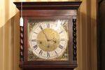 Mid 20th Century Mahogany Grandmother Clock