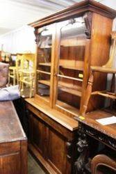 Mid C19th Mahogany 2 Door Bookcase C1840 