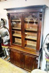 Mid C19th Mahogany 2 Door Bookcase C1860