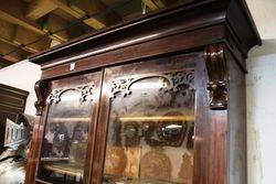 Mid C19th Mahogany 2 Door Bookcase C1860